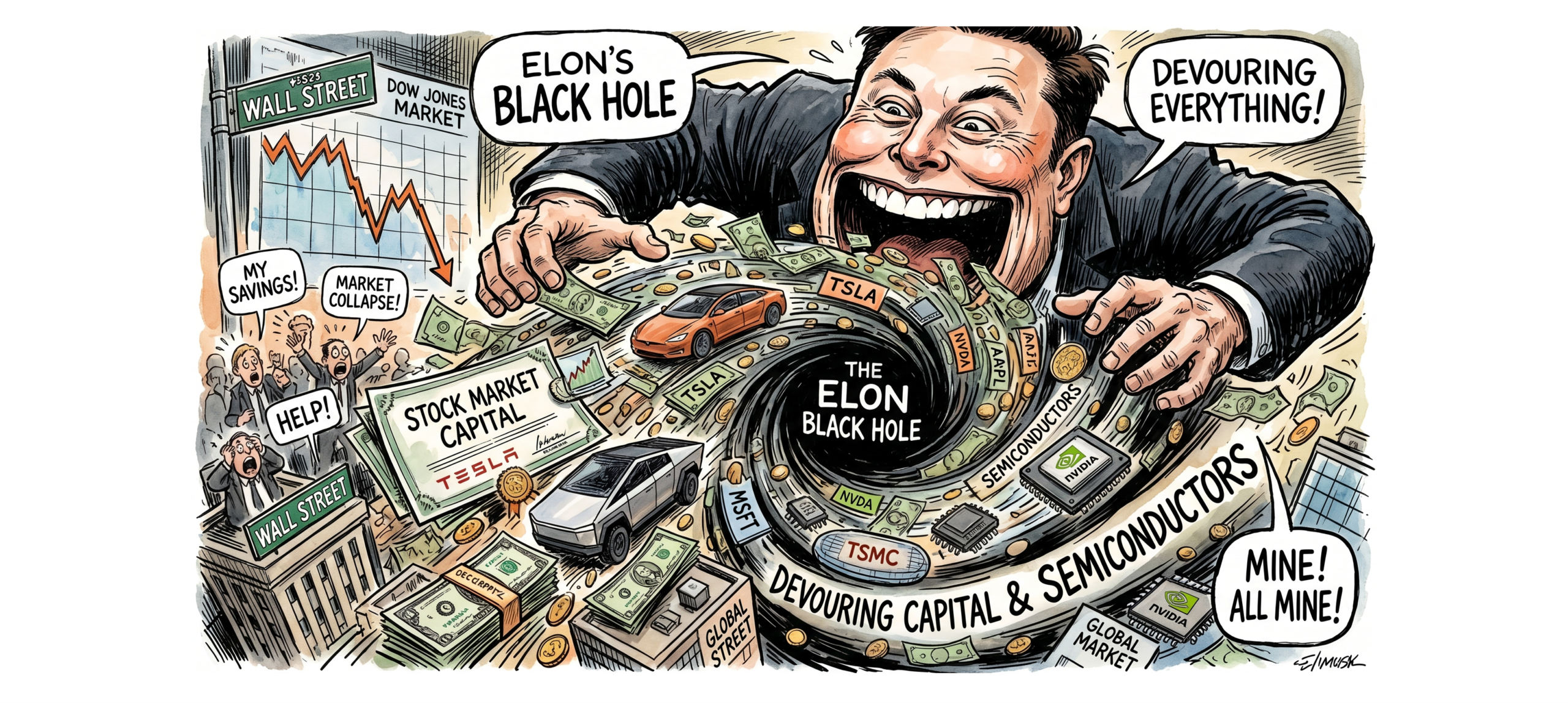 SpaceX IPO Black Hole: Markets Sell Off as Capital Demand Surges